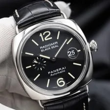 Panerai 287 Radiomir Black Seal 45mm PAM00287 Black Dial on Deployant Strap 2