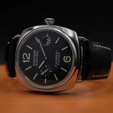 Panerai 287 Radiomir Black Seal 45mm PAM00287 Black Dial on Deployant Strap 3