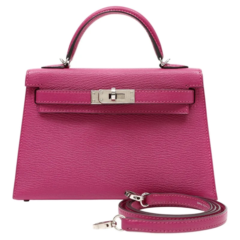 Hermès — Hermès Kelly 20cm Sellier Pourpre W/ PH — Handbag — resale