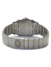 Cartier Santos Galbee LM W20011C4 Quartz 29mm Ivory Stainless Steel 3