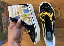 Vans Sk8-Hi the Simpsons Family Portrait Hi-Top Shoes SZ 5/6.5 New in Box 4