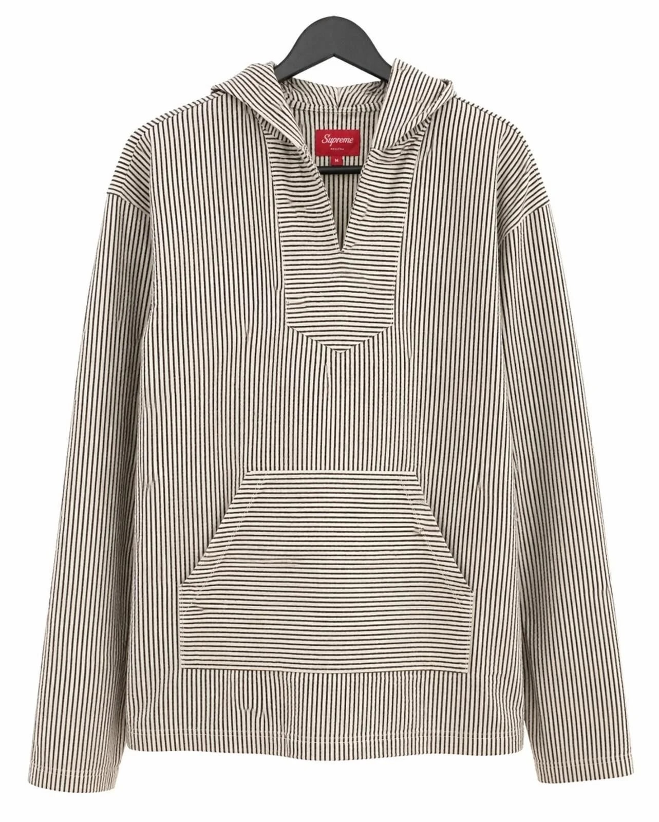 Supreme — Supreme Baja Striped Hooded Shirt — streetwear — resale
