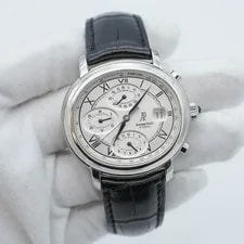 Audemars Piguet — Audemars Piguet Millenary Chronograph 25822ST Silver Roman Automatic B&P — Watch — resale