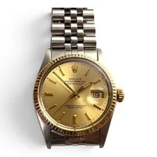 Rolex — Rolex Datejust 36 Mm Two Tone Jubilee Champagne Automatic 16013 Circa 1980 — Watch — resale