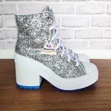 Converse — ⭐Converse Chuck 70 Deluxe Sz 8.5 Shoes Heel Boots Glitter A06028C — Sneaker — resale