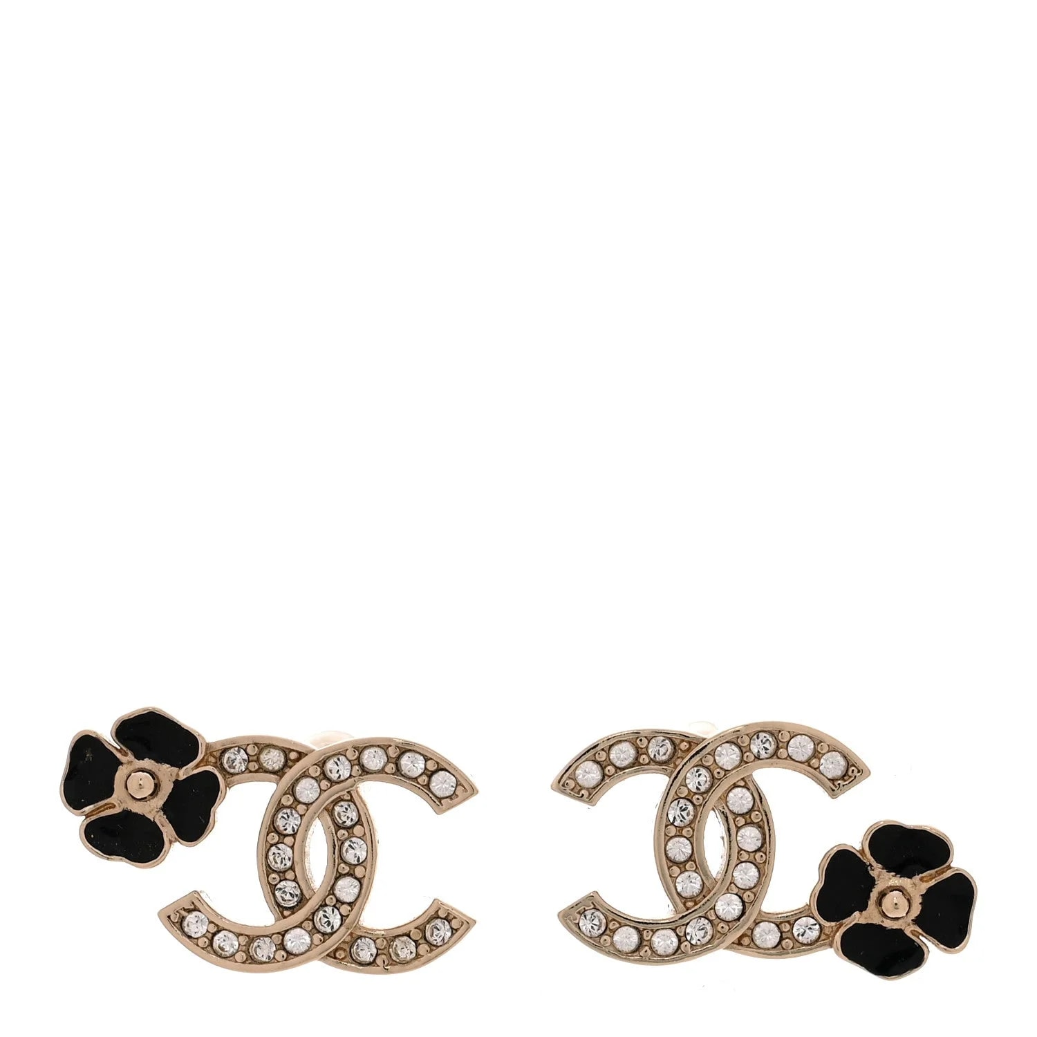 Chanel — Metal Resin CC Flower — Jewelry — resale