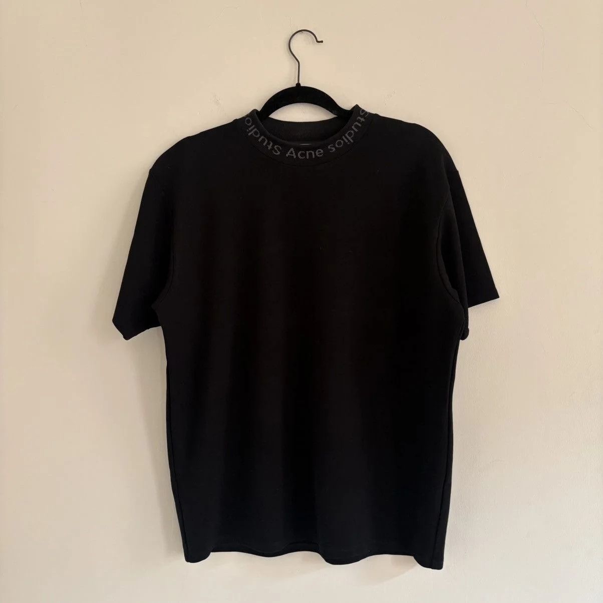 Acne Studios — Acne Studios Navid Neck Logo Tee — streetwear — resale
