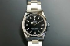 Rolex Explorer 14270 Silver Oyster Bracelet With Silver Bezel 2