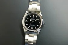 Rolex Explorer 14270 Silver Oyster Bracelet With Silver Bezel 3
