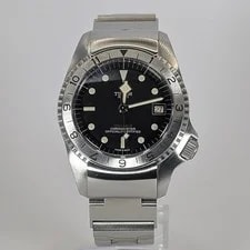 Tudor Black Bay P01 M70150-0001 42mm Black Dial Stainless Steel Leather Strap 3