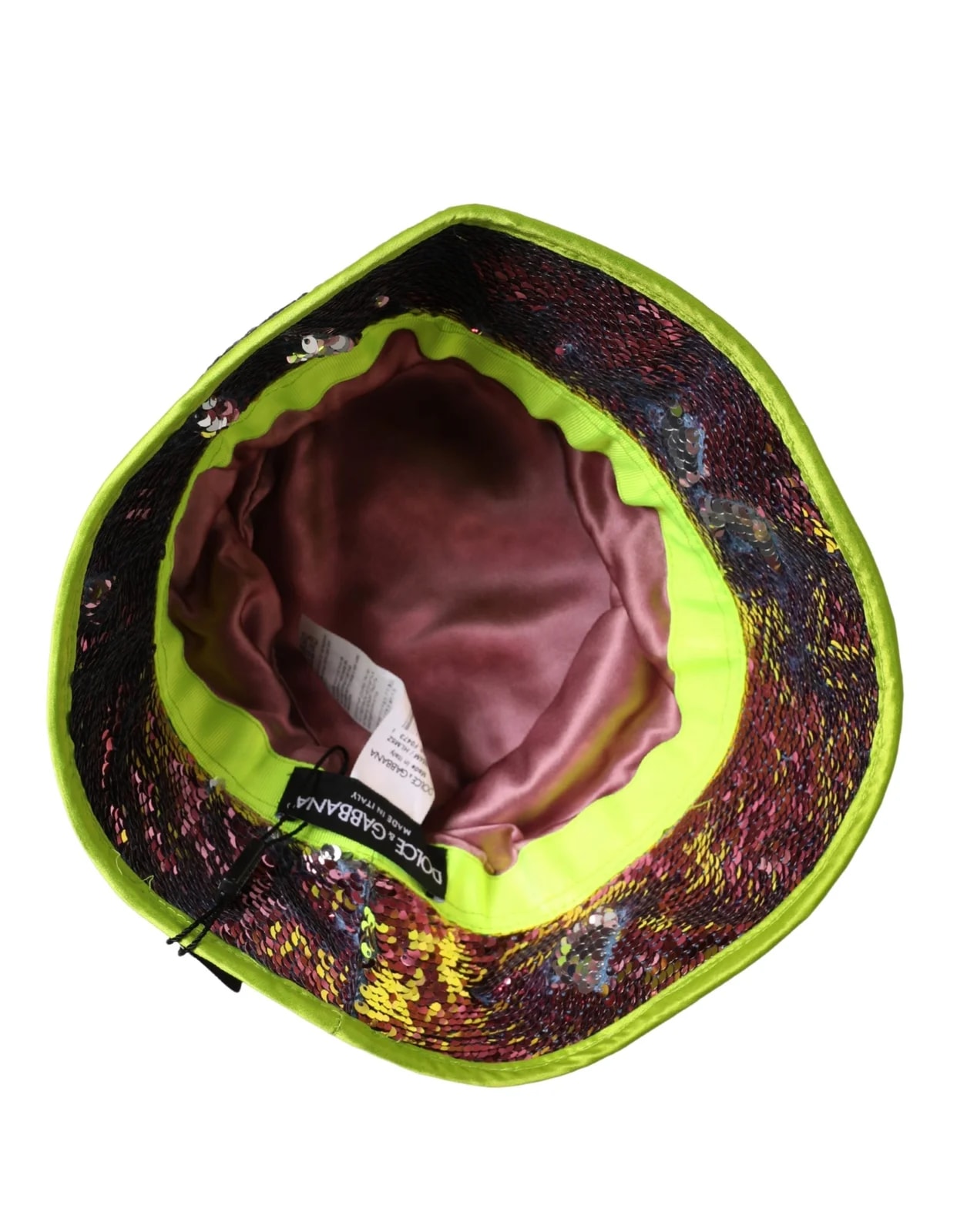 Dolce & Gabbana Sequined Bucket Fisherman Capello Hat 4