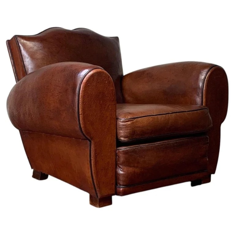 A Very French Club Havana Moustache Model Circa 1930’s — Furniture — resale