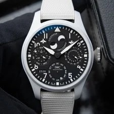 IWC — IWC Big Pilot's Perpetual Calendar Top Gun Lake Tahoe White Ceramic — Watch — resale