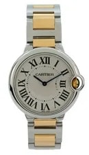 Cartier 36mm Midsize Ballon Bleu Two Tone Swiss Quartz 3005 Ref: W69008Z3! 2