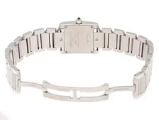 Cartier Tank Française SM W51008Q3 Stainless Steel 20mm White Dial Quartz #DW633 4