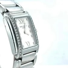 Patek Philippe Twenty~4 Quartz 30mm Steel Diamond Dial/Bezel 4910/10A-011 3