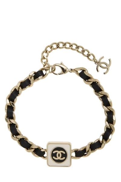 Chanel — & Enamel 'CC' Choker — Jewelry — resale