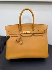 Hermès Birkin 35 Sable HW Flap Top Handle 3