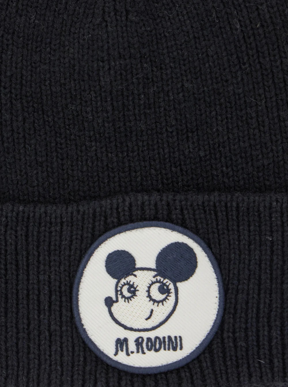 Mini Rodini 257651059 Logo-Patched Blend Beanie — Beanies 3