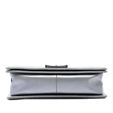 Chanel Old Medium Metallic Boy Flap Crossbody 3