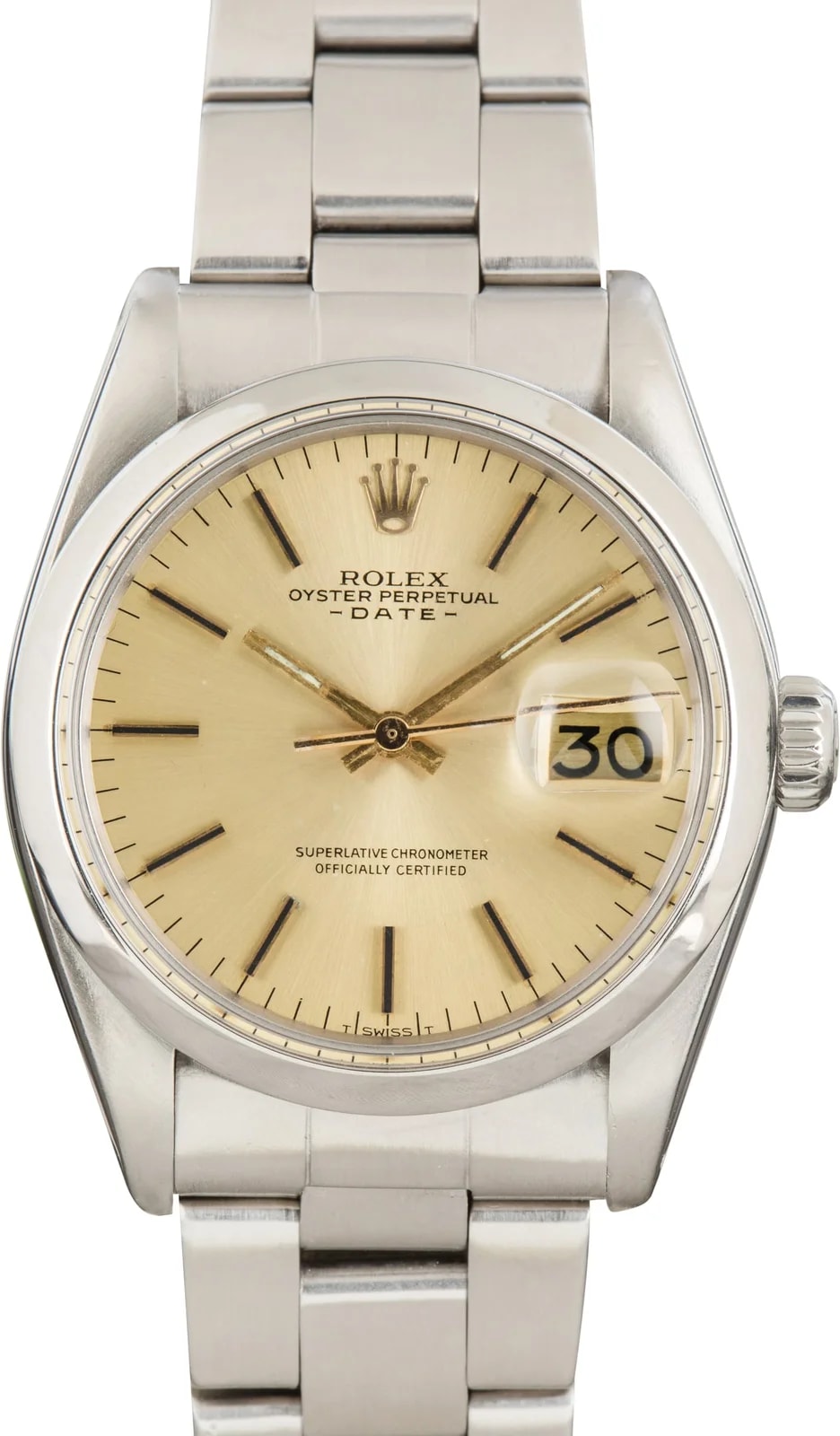 Champagne Dial Rolex Date Ref 1500 2