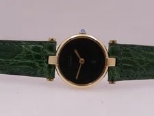 Cartier Vendôme Must Vermeil Lady Silver 925 18KT G.F 20 Microns 90'S 4
