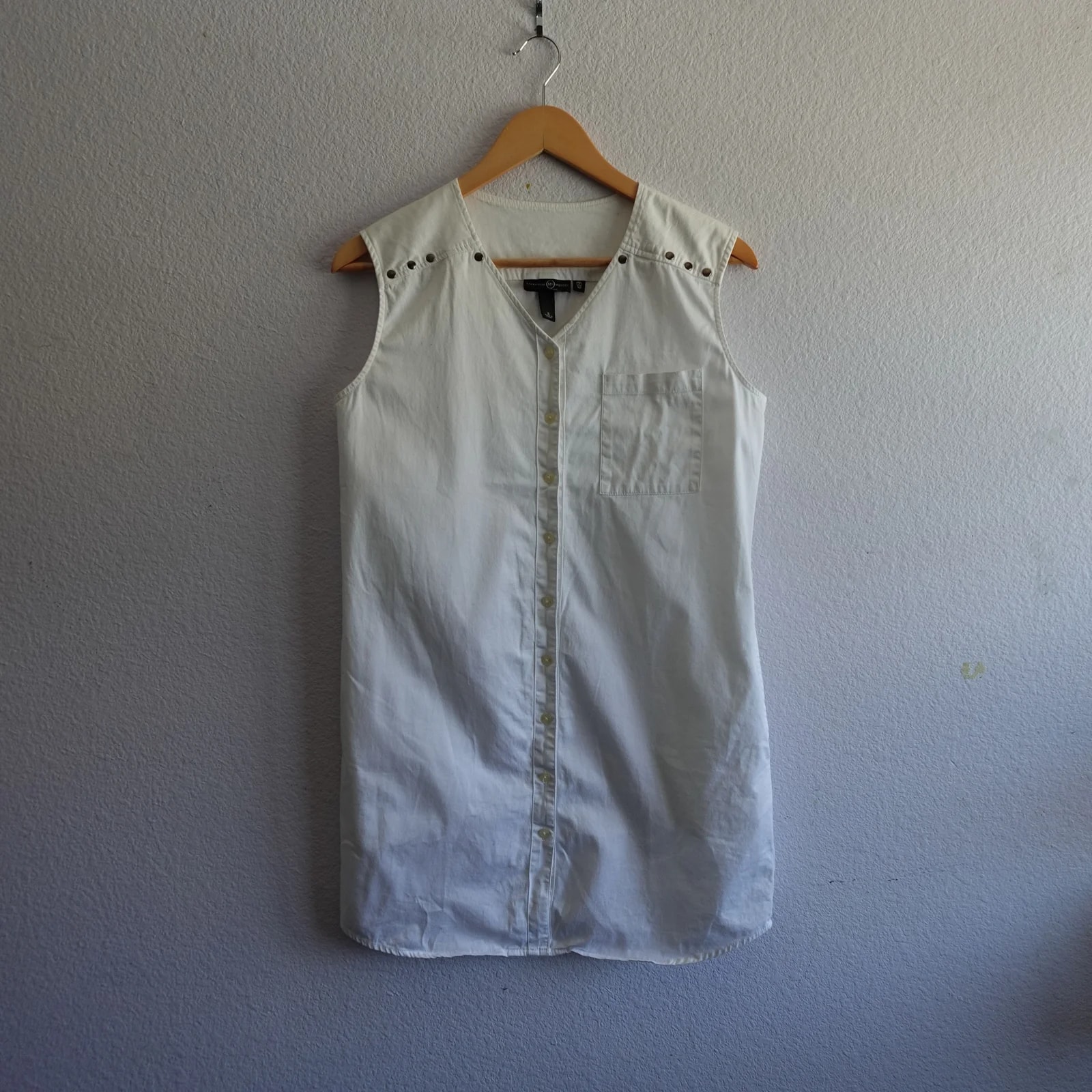 Alexander Mcqueen — Alexander McQueen Target Studded Button Up Shirt Vest — streetwear — resale