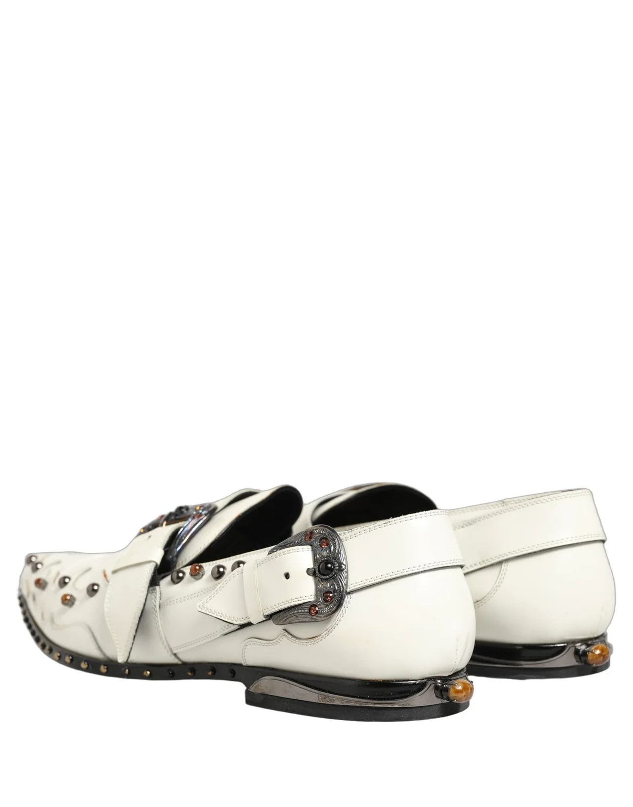 Dolce & Gabbana Studded Formal Dress Monk Strap Shoes 4