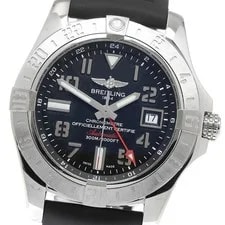 Breitling — Breitling A32390 Avenger II GMT Date Automatic Black Stainless Steel — Watch — resale