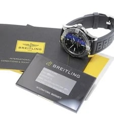 Breitling A32390 Avenger II GMT Date Automatic Black Stainless Steel 2