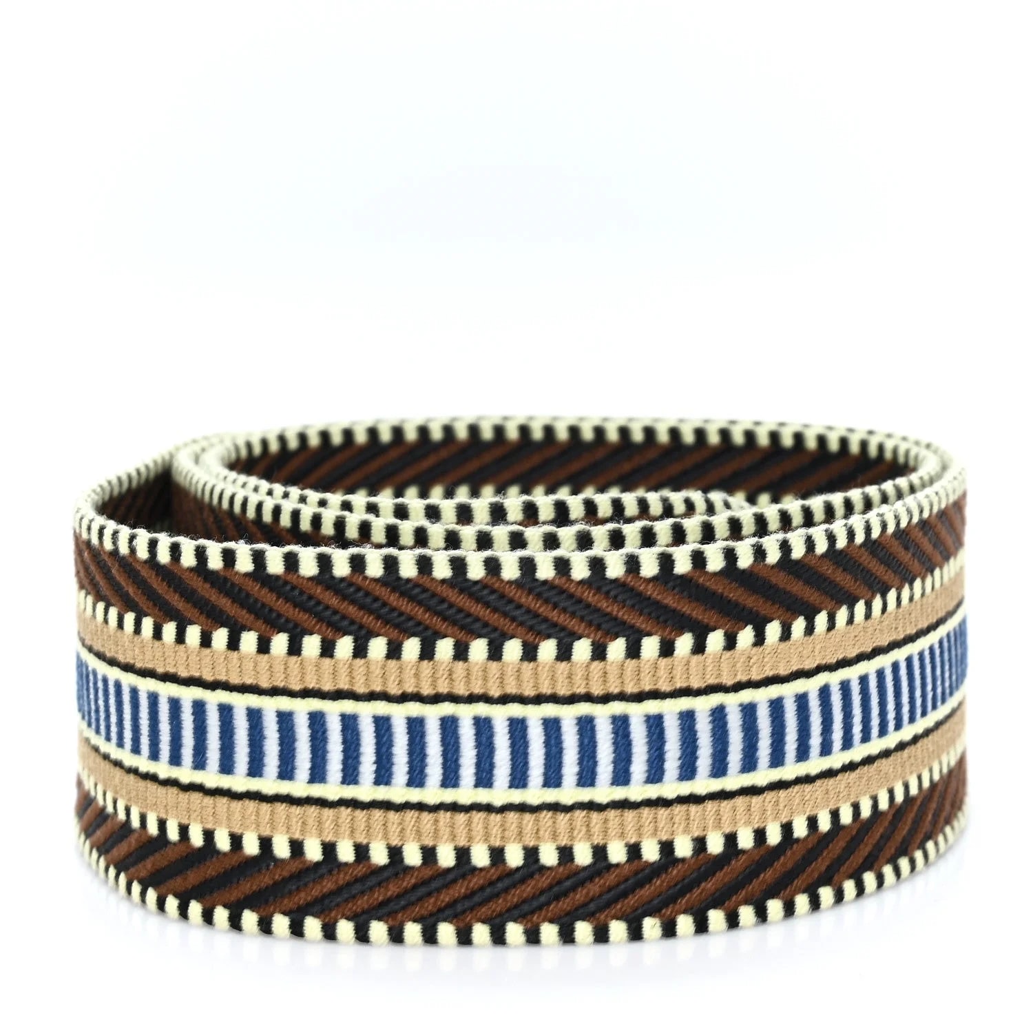 50mm Sangle Cavale Shoulder Strap Cacao Nata 2