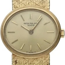 Patek Philippe — Patek Philippe Ellipse 3349 / 1 Yellow Gold 23mm Champagne Dial #LPW1059 — Watch — resale
