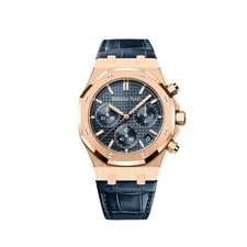 Audemars Piguet — Audemars Piguet Royal Oak 26240OR.OO.D315CR.02 Chronograph Rose Gold Blue Dial — Watch — resale