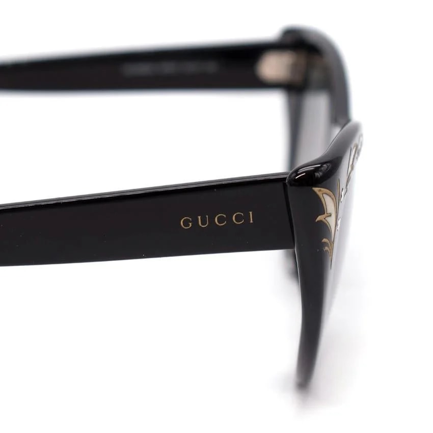 Gucci Cat Eye Mother of Pearl Embellished Sunglasses 3