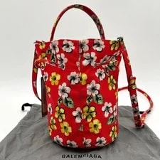 Balenciaga 2Way Wheel Drawstring Floral 3