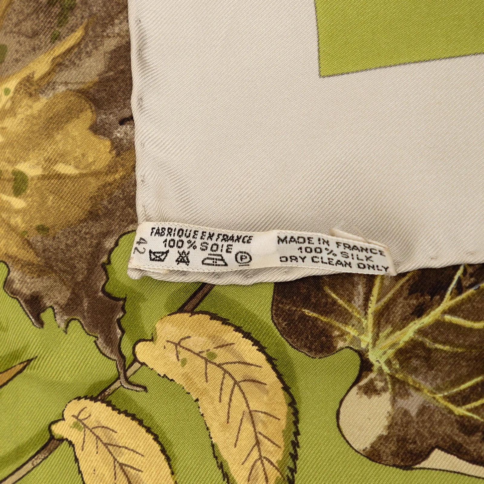 Tourbillon Autumn Leaves Silk Scarf 90 4
