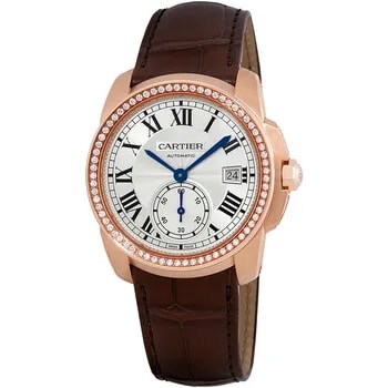 Caliber Silver Dial 18k Rose Gold WF100013 2