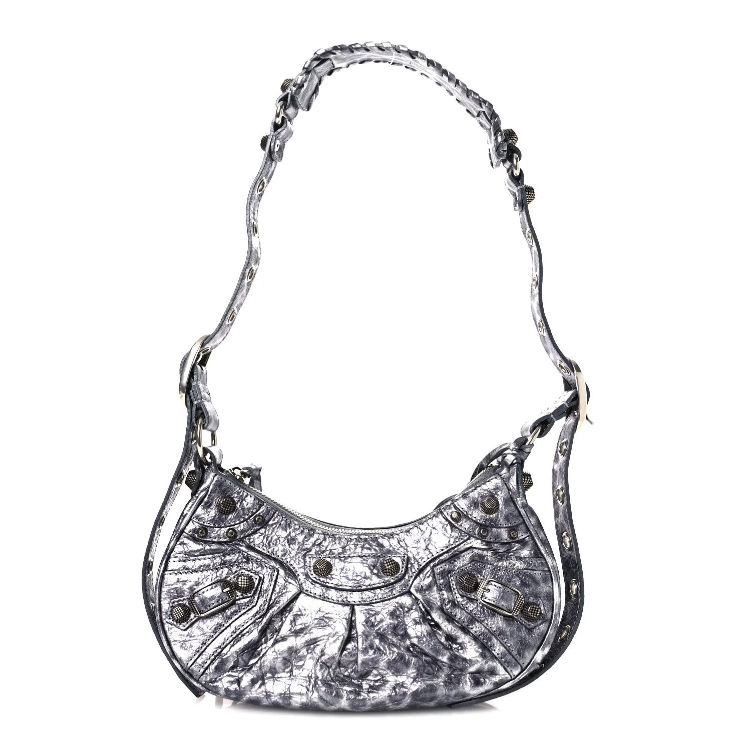 Balenciaga — Metallic Arena Leopard le Cagole XS Dark — Handbag — resale