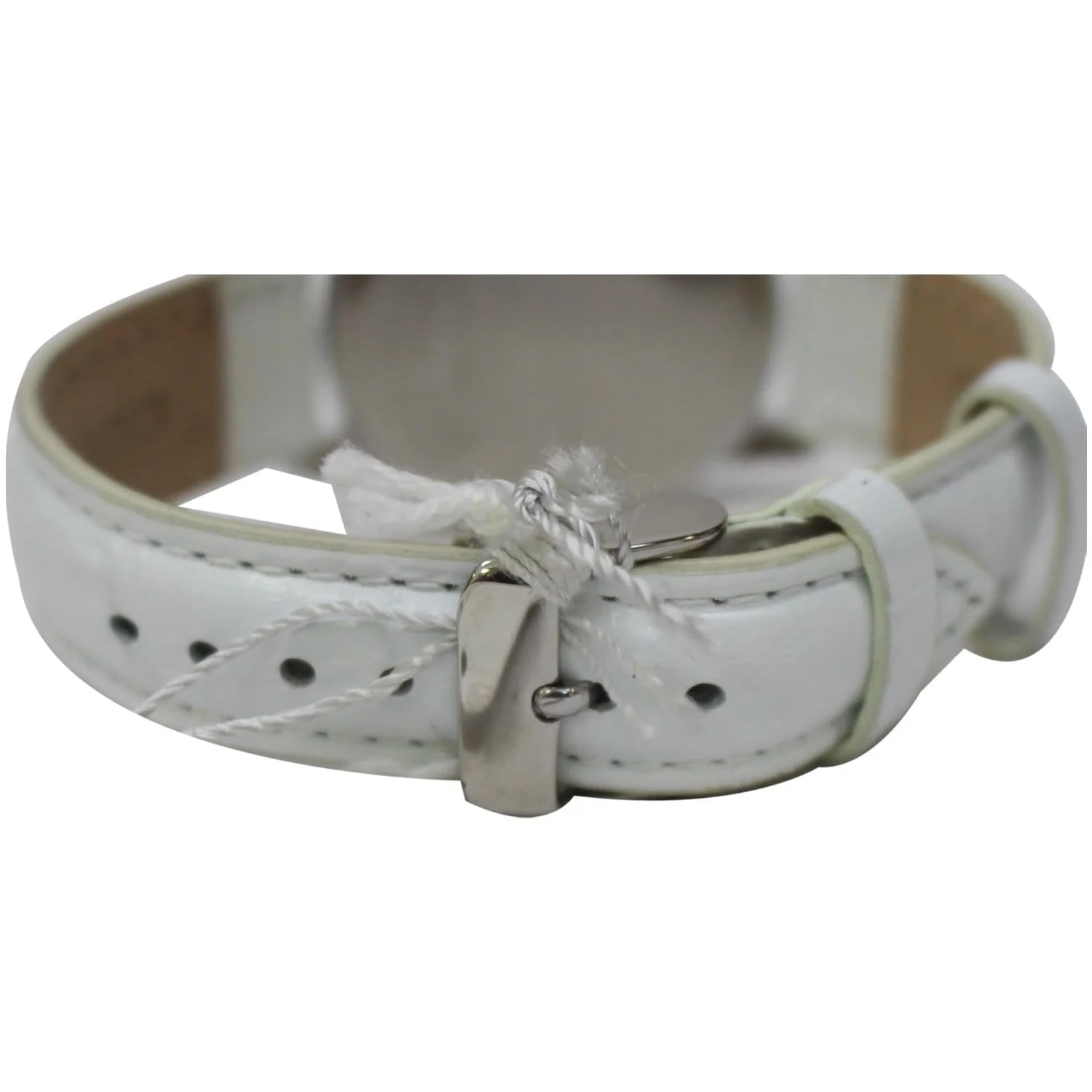 Pulsar Crystal Accents Leather Strap White Dial 32MM 3