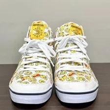 Reebok Berlin Mid Emoji Print 29cm High-Top Yello 2