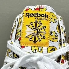 Reebok Berlin Mid Emoji Print 29cm High-Top Yello 3