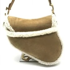 Excellent Condition Christian Dior Saddle Mouton Hand la 2