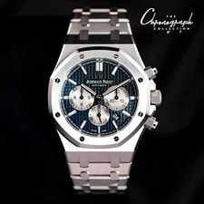 Audemars Piguet Royal Oak Blue Dial Chronograph 26331ST and Box 2