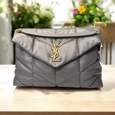 Saint Laurent — Saint Laurent Medium Lou Puffer — Handbag — resale