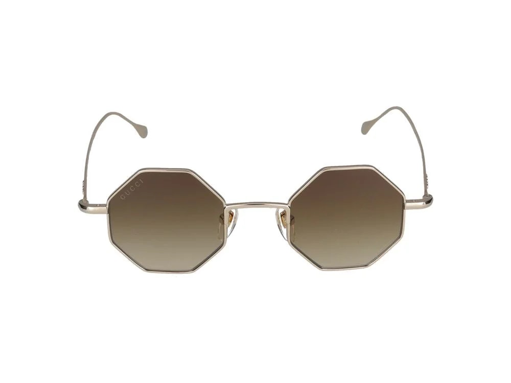Gucci Gg1814s Octagonal Metal Frame Sunglasses — 4
