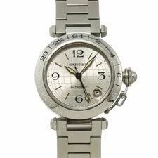 Cartier — Cartier PashaC Meridian GMT W31029M7 Automatic Silver Dial 90339022 — Watch — resale