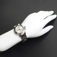 Cartier PashaC Meridian GMT W31029M7 Automatic Silver Dial 90339022 3