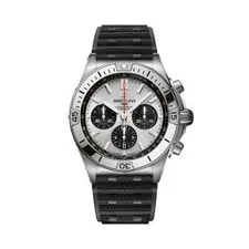 Breitling — Breitling Chronomat B01 42mm Silver Dial Black Rubber Strap AB0134101G1S2 — Watch — resale