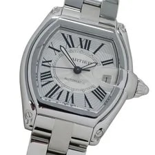 Cartier — Cartier S Brand Roadster LM Date Automatic AT Stainless Steel — Watch — resale