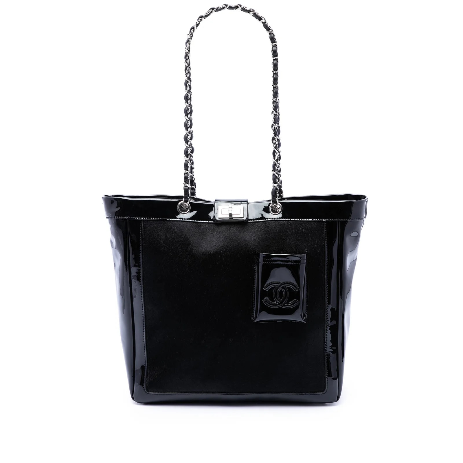 Chanel — Pony Hair and Mademoiselle Turnlock — Handbag — resale